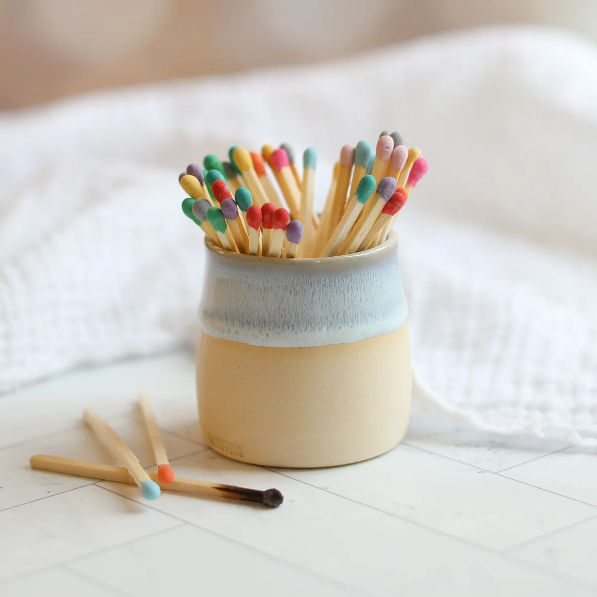 Ceramic Match Pot by Glosters