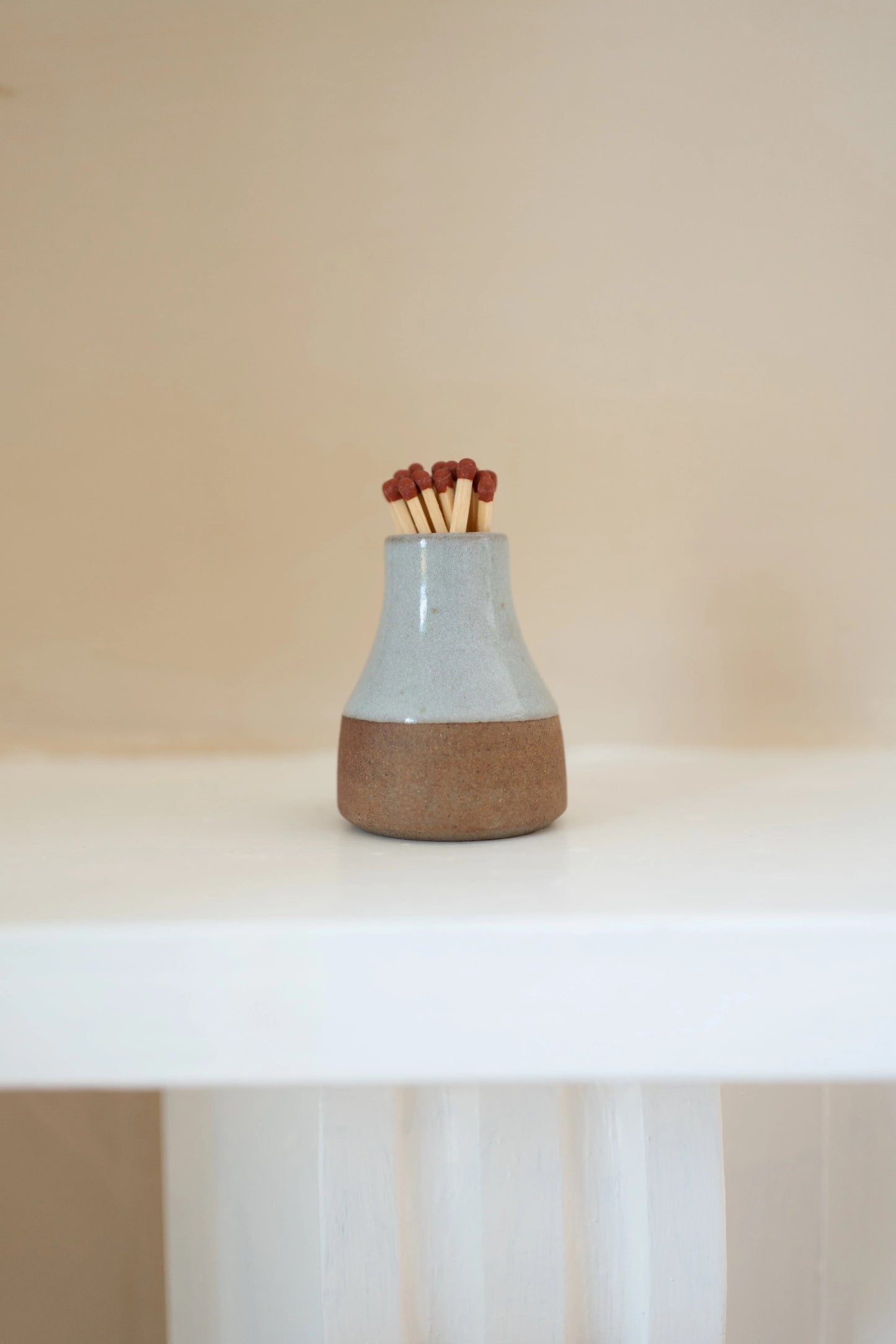 Ceramic Milk Bottle Match Striker