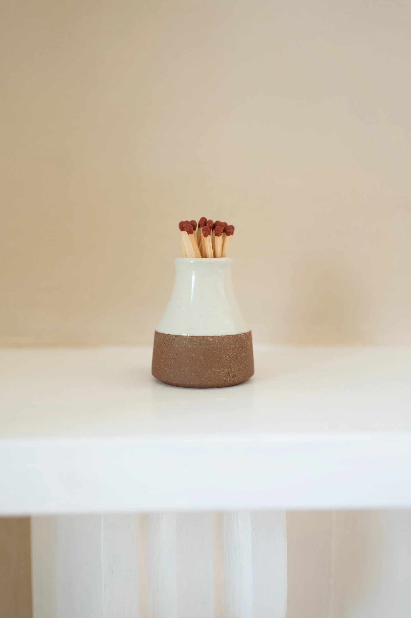 Ceramic Milk Bottle Match Striker