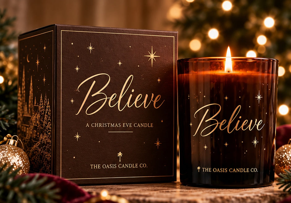 Believe - Christmas Eve Candle