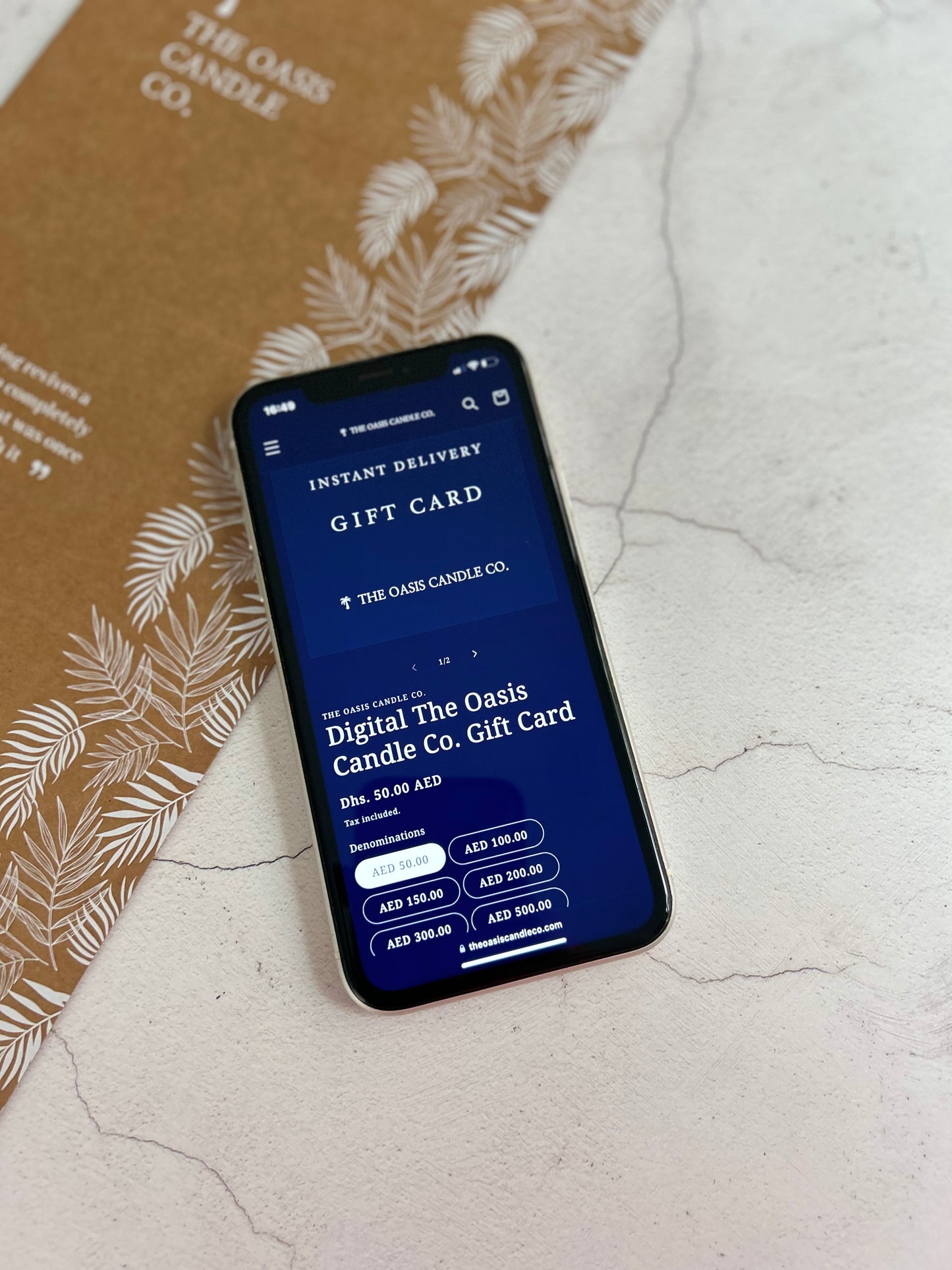 The Oasis Candle Co. Digital Gift Card