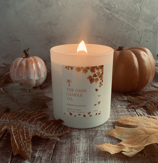 Pumpkin Spice Soy Wax Crackling Candle