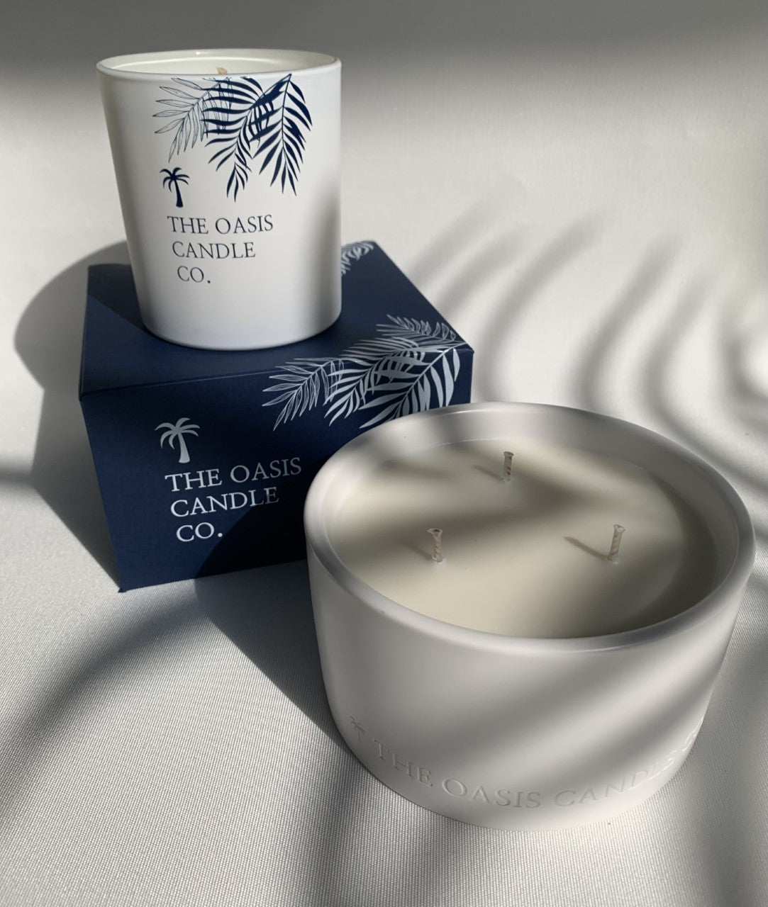 Tuberose and Jasmine candles dubai from home fragrance brand, The Oasis Candle Co
